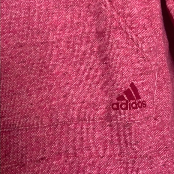 Adidas Drop Shoulder Hooded Active Sweatshirt Medium pink - Picture 2 of 12